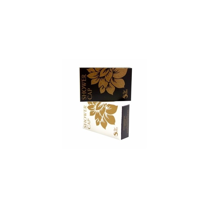 Bath Cap Black&Gold
